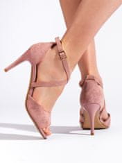 Amiatex Női szandál 108214 + Nőin zokni Gatta Calzino Strech, rózsaszín árnyalat, 36