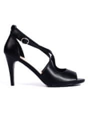 Amiatex Női szandál 108216 + Nőin zokni Gatta Calzino Strech, fekete, 40