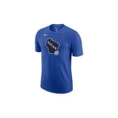 Nike Póló kék S Nba Milwaukee Bucks City Edition Logo Dri-fit