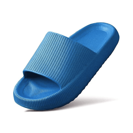 VIVVA® Habból készült csúszásmentes papucs, kék papucs, kényelmes ortopéd papucs, modern flip flop papucs - FLIPSY