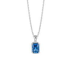 Preciosa Bájos nyaklánc kék cirkónium kővel Preciosa Blueberry Candy 5404 68