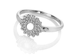 Hot Diamonds Gyönyörű ezüst gyűrű gyémánttal Blossom DR278 (Kerület 59 mm)