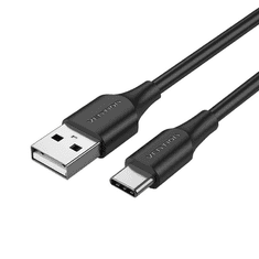 Vention USB 2.0 A - USB-C kábel 3A 0,5m fekete (CTHBD) (CTHBD)
