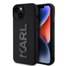 Karl Lagerfeld Apple iPhone 15 tok fekete (KLHCP15S3DMBKCK) (KLHCP15S3DMBKCK)