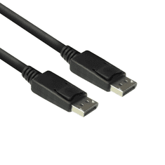 ACT DisplayPort apa/apa összekötő kábel 1m fekete (AC3900) (AC3900)