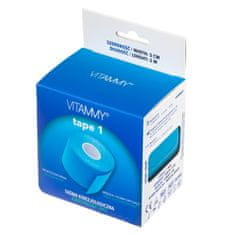 Vitammy Tape 1 Kineziológiai szalag, puha, vízálló, kék