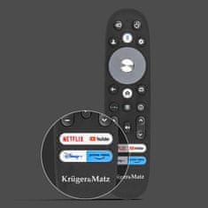 Krüger&Matz D-LED Ultra HD WIFI Smart TV SMART TV Google DVB-T2/S/T/C HEVC 50"