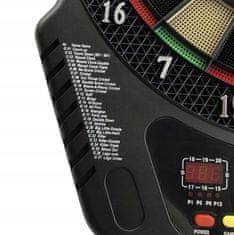 Northix Elektronikus darts tábla 27 játékkal és tartozékokkal 