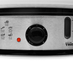 Tristar VS-3914 ételpároló 3 kosarak száma Szabadonálló 1200 W Fekete, Rozsdamentes acél, Áttetsző (VS-3914)