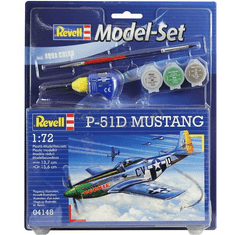 REVELL P-51 D Mustang vadászrepülőgép műanyag modell (1:72) (MR-64148)