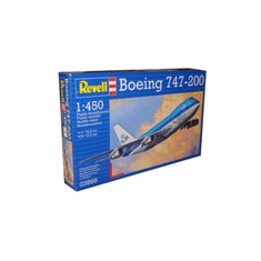 REVELL Boeing 747-200 Jumbo-Jet repülőgép műanyag modell (1:450) (MR-63999)