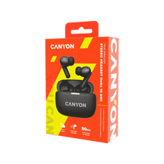 Canyon OnGo 10 ANC Wireless Headset - Fekete (CNS-TWS10B)