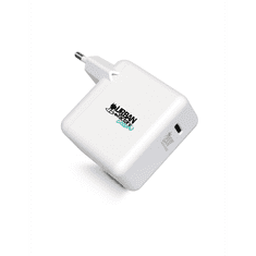 Urban Factory CYCLEE USB-C Hálózati töltő + USB-C kábel - Fehér (65W) (GSC65UF)