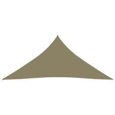 Vidaxl bézs háromszögű oxford-szövet napvitorla 3 x 3 x 3 m (135170)