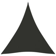 Vidaxl antracitszürke háromszög alakú oxford-szövet napvitorla 4x5x5 m (135124)