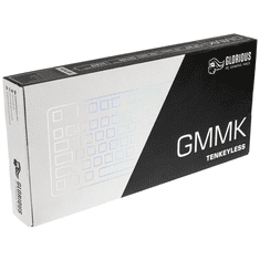 Glorious GMMK TKL White Ice Edition Vezetékes Gaming billentyűzet - Gateron-Brown Switch - Angol (US) (GLO-GMMK-TKL-BRN-W)