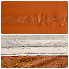 Vidaxl szürke-narancssárga vízálló kempingponyva 500 x 294 cm 94672