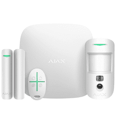 AJAX StarterKit Cam Plus Vezeték nélküli riasztórendszer szett - Fehér (20294)