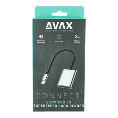 AD600 Connect Plus Multi USB-C 3.2 Külső kártyaolvasó (AD600)