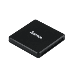 Hama 00124022 kártyaolvasó USB 3.2 Gen 1 (3.1 Gen 1) Type-A Fekete (124022)