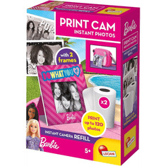 Lisciani Barbie Print Cam fényképezőgép utántöltő készlet (2 tekercs, 2 db keret) (LIS97968)