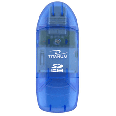 Esperanza Titanum Multi USB 2.0 Külső kártyaolvasó - Kék (TA101B)