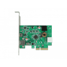 DELOCK DeLOCK 89001 USB 3.2 Gen 2 Type-C / Type-A PCIe portbővítő