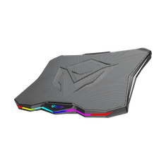 Meetion CP4040 17" RGB Laptop hűtőpad - Fekete (CP4040)