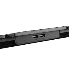 Modecom MC-CF21 RGB 17" Laptop hűtőpad - Fekete (PL-MC-CF-21-RGB)