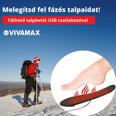 Vivamax fűthető talpbetét USB csatlakozóval (GYEMT) (GYEMT)