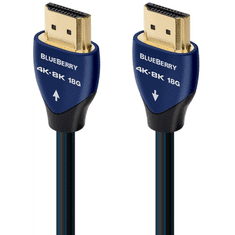 AudioQuest Blueberry HDMI (v2.1) digitális kábel 1m (HDM18BLUE100) (HDM18BLUE100)