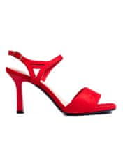 Amiatex Női szandál 108263 + Nőin zokni Gatta Calzino Strech, piros árnyalat, 38