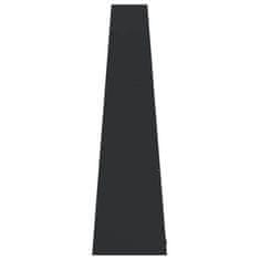Vidaxl fekete acél kültéri toronykandalló tűzifatartóval 4005750