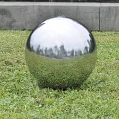 Vidaxl 3 db kerti gömb alakú rozsdamentes acél szökőkút LED-fényekkel 277506