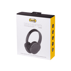 Trevi DJ 12E45 BT Headset Vezetékes és vezeték nélküli Fejpánt Hívás/zene Fekete (DJ12E45 BT BLACK)