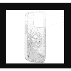Karl Lagerfeld Apple iPhone 14 Pro Hátlapvédő Tok - Ezüst (KLHCP14LLCRSGRS)