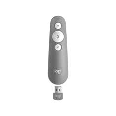 Logitech R500s lézer pointer prezentáló eszköz, középszürke (910-006520) (910-006520)