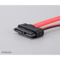 Akasa Sata slimline kombo kábel adat+táp (AK-CB050)