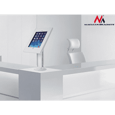 Maclean MC-677 10.5" Asztali Tablet Állvány Biztonsági Zárral Fehér (MC-677)