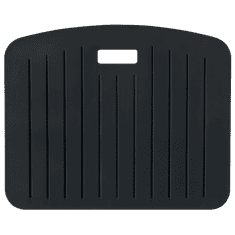 LEITZ Ergo Cosy álláskönnyító szőnyeg - Fekete (457x560mm) (53690089)