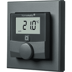 Homematic IP HmIP-WTH-A Fali termosztát + Páratartalom érzékelő - Antracit (159820A0)