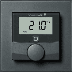 Homematic IP HmIP-WTH-A Fali termosztát + Páratartalom érzékelő - Antracit (159820A0)