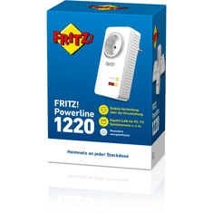 FRITZ!Powerline 1220E 1200 Mbit/s Ethernet/LAN csatlakozás Fehér 1 dB (20002736)