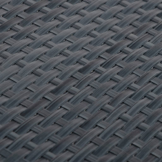 Vidaxl antracitszürke polyrattan erkélyparaván 300x90 cm (156236)