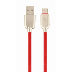 Gembird USB Type-C - USB-A adat- és töltőkábel 2m piros (CC-USB2R-AMCM-2M-R) (CC-USB2R-AMCM-2M-R)