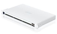 Ubiquiti UISP Switch Pro - 24x GbE, 4x SFP+, 16x PoE Out 27V (PoE költségvetés 220 W)