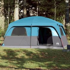 Greatstore 10 személyes kék vízálló családi sátor