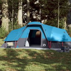 Greatstore 11 személyes kék vízálló kupolás családi sátor