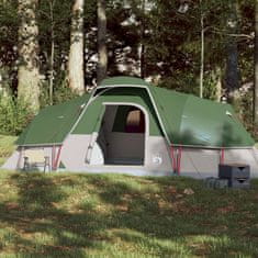 Greatstore 11 személyes zöld vízálló kupolás családi sátor
