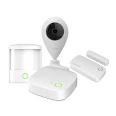 ORVIBO SMART HOME Biztonsági Rendszer Készlet Orvibo 5 az 1-ben, Mini Hub ZigBee protokoll, Ajtóérzékelők, PIR, Videokamera